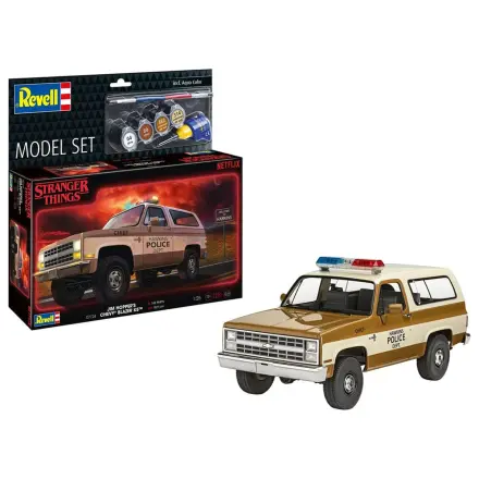 Stranger Things Zestaw Modeli 1/25 1985 Chevrolet K5 Blazer (Aqua Color) 19 cm zdjęcie produktu