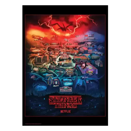 Stranger Things Art Print Limited Edition 42 x 30 cm - Grafika Edycja Limitowana zdjęcie produktu