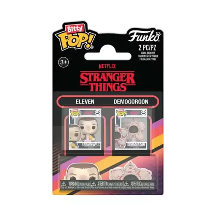 Stranger Things Bitty Funko POP! Winyl Figurki 2-pak Eleven i Demogorgon zdjęcie produktu