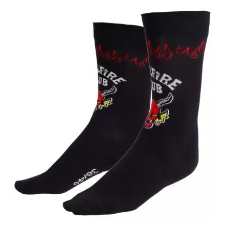 Stranger Things Skarpety Hellfire Club Black 38-45 zdjęcie produktu