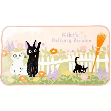 Koc polarowy Studio Ghibli Kiki's Delivery Service Jiji & Lily Strawberry Arch 80 x 150 cm zdjęcie produktu