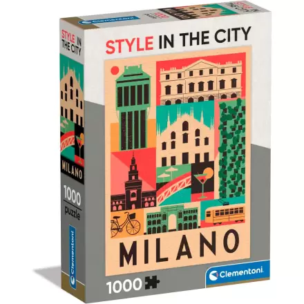 Puzzle Style in the City Milan 1000 elementów zdjęcie produktu