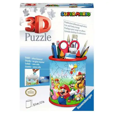 Super Mario 3D Puzzle Pojemnik na długopisy (54 elementy) zdjęcie produktu
