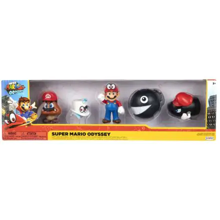 Super Mario Bros zestaw 5 figurek 6,5 cm termékfotója