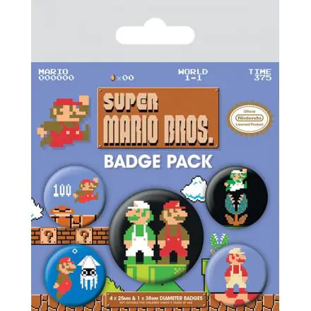 Super Mario Bros. Przypinki 5-Pack zdjęcie produktu