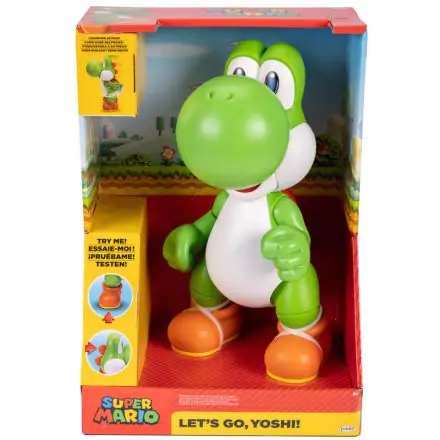 World of Nintendo Talking Action Figure Let's Go! Yoshi! Figurka interaktywna 36 cm termékfotója