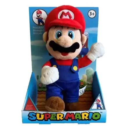 Super Mario Bros Mario Figurka pluszowa z ruchomymi elementami 25 cm zdjęcie produktu