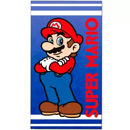 Super Mario Bros bawełniany ręcznik plażowy zdjęcie produktu