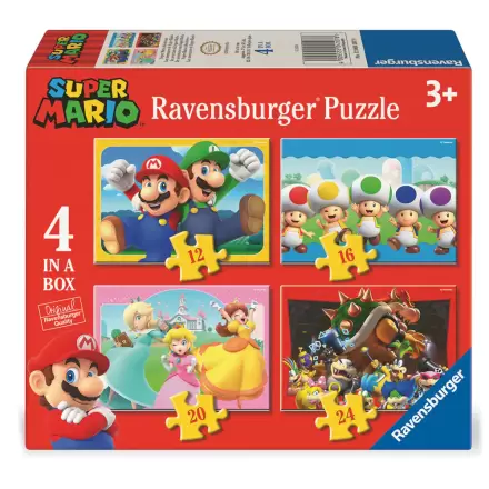 Puzzle Super Mario Bros 12-16-20-24 elementy zdjęcie produktu