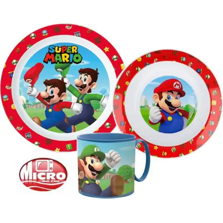Super Mario zestaw naczyń, zestaw micro plastic zdjęcie produktu