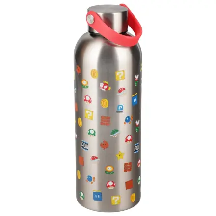Super Mario Metalowa Butelka na Wodę z Uchwytem do Przenoszenia zdjęcie produktu