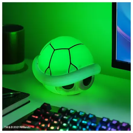 Super Mario Zielona Skorupa Dekoracyjna Lampka z Dźwiękiem 15cm zdjęcie produktu