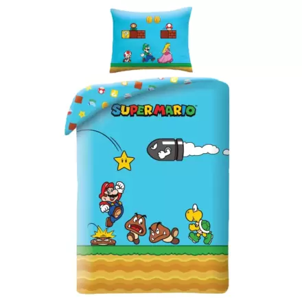 Komplet pościeli Super Mario Ver. 3 140 x 200 cm / 70 x 90 cm zdjęcie produktu
