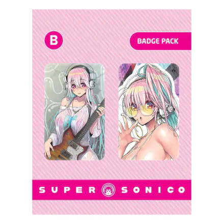 Super Sonico Pin Badges 2-Pack Set B / Zestaw 2 przypinek termékfotója