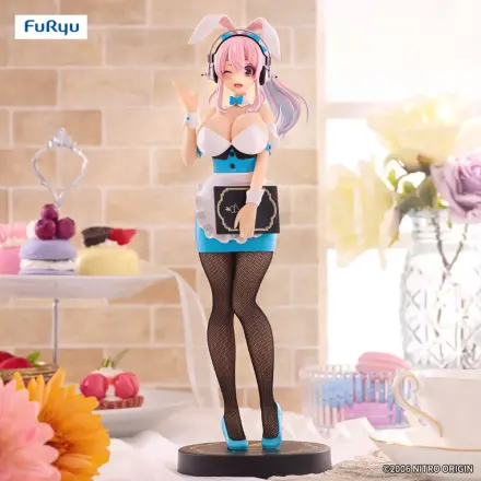 Super Sonico BiCute Bunnies Statuetka PVC Waitress Light Blue Color Ver. 28 cm zdjęcie produktu