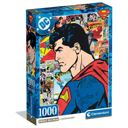 Superman Comic 1000-częściowe puzzle kompaktowe zdjęcie produktu