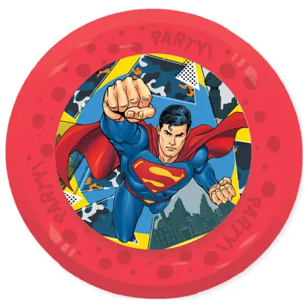 Superman Krypton Micro Premium Plastic Flat Plate zestaw 4 sztuk 21 cm zdjęcie produktu