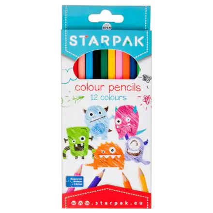 Kredki ołówkowe Monster colored pencils 12 szt. termékfotója