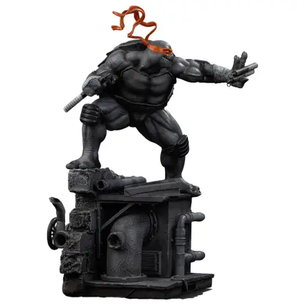 Teenage Mutant Ninja Turtles Art Scale Statue 1/10 Michelangelo Black and White Variant 26 cm zdjęcie produktu