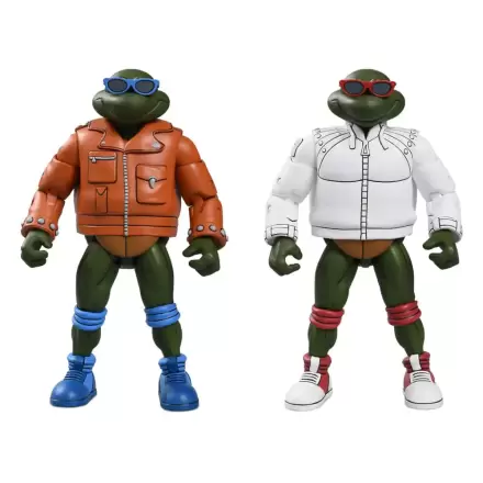 Żółwie Ninja (Wersja animowana) Figurka Akcji Punk Leo i Punk Raph 2 Pack 18 cm termékfotója