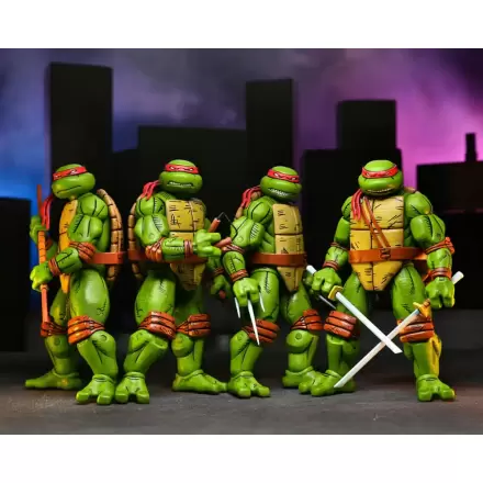 Teenage Mutant Ninja Turtles (Mirage Comics) Figurki akcji 4-pak Leonardo, Raphael, Michelangelo i Donatello 18 cm zdjęcie produktu