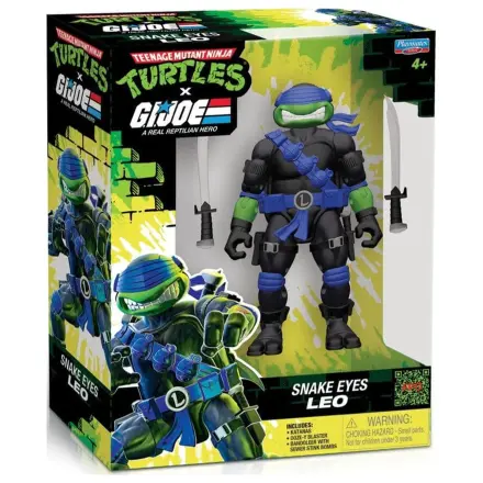 Teenage Mutant Ninja Turtles x G.I. Joe Crossover Classics figurka akcji Leonardo x Snake Eyes 12 cm zdjęcie produktu