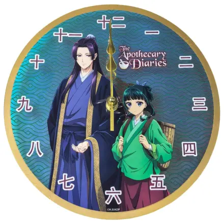 Zegar ścienny akrylowy The Apothecary Diaries Maomao & Jinshi Holograficzny 24 x 24 cm zdjęcie produktu