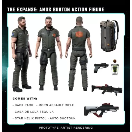 The Expanse Figurka Akcji Amos Burton 20 cm zdjęcie produktu