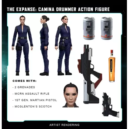 The Expanse Figurka Akcji Camina Drummer 20 cm zdjęcie produktu