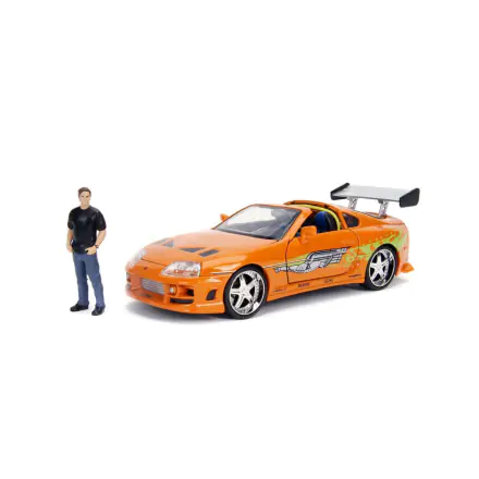 The Fast and Furious Diecast Model Hollywood Rides 1/24 1995 Toyota Supra z figurką Brian O'Connor zdjęcie produktu