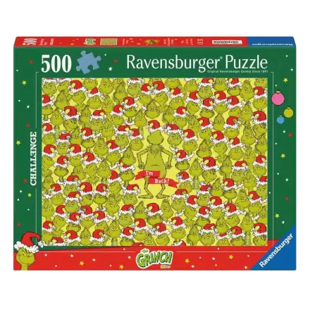 The Grinch Jigsaw Puzzle Challenge Merry Grinchmas (500 elementów) zdjęcie produktu