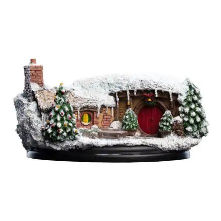 Hobbit Niespodziewana Podróż Statuetka 35 Bagshot Row Christmas Edition 7 cm termékfotója