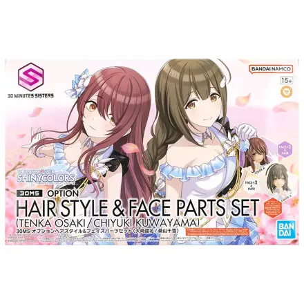 The Idolmaster 30MS Option Hair Style & Face Parts Set Model Kit zdjęcie produktu
