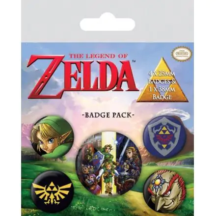 The Legend of Zelda Przypinki z agrafką 5-Pack Link zdjęcie produktu