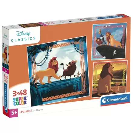 Puzzle Disney Król Lew 3x48 elementów termékfotója