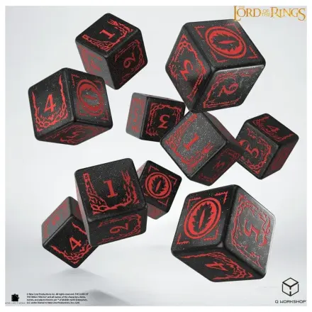 The Lord of the Rings: Zestaw 10 kości D6 Mordor zdjęcie produktu