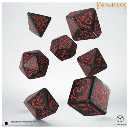 The Lord of the Rings zestaw kości do gry z 7 Mordor zdjęcie produktu