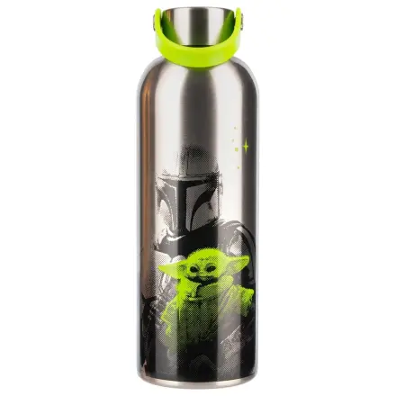 The Mandalorian Metalowa Butelka na wodę Mandalorian & Grogu zdjęcie produktu
