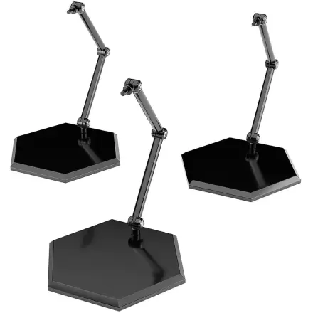 The Simple Stand Mini Nendoroid Więcej dla Minifigurek i Modeli Czarny Hex Type 3-pak zdjęcie produktu