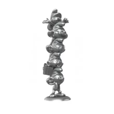 Smerfy Resin Statue Smurfs Column Silver Limited Edition 50 cm termékfotója