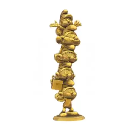 Smerfy Resin Statue Smurfs Column Gold Limited Edition 50 cm termékfotója