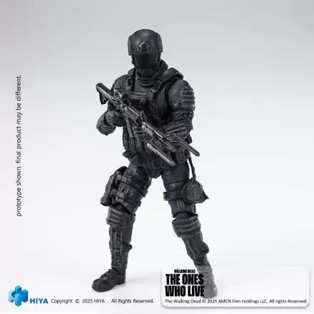 The Walking Dead: The Ones Who Lived Exquisite Mini Action Figure 1/18 Żołnierz CRM 10 cm zdjęcie produktu