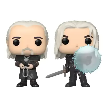 The Witcher Funko POP! Television Figurki winylowe 2-Pack Geralt & Vesemir 9 cm termékfotója