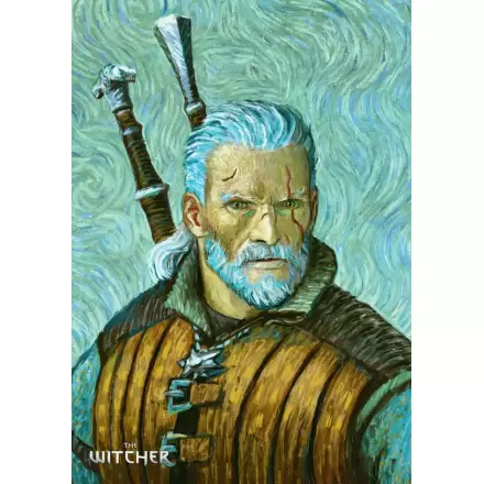 The Witcher III: Dziki Gon Game Art Chronicles Puzzle Geralt inspirowane twórczością Vincenta van Gogha (1000 elementów) termékfotója