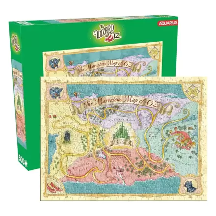Czarnoksiężnik z Oz Mapa Puzzle (500 elementów) zdjęcie produktu