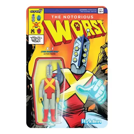 The Worst ReAction Action Figure Fala 05 Mutant Team X1 The Nameless 10 cm termékfotója