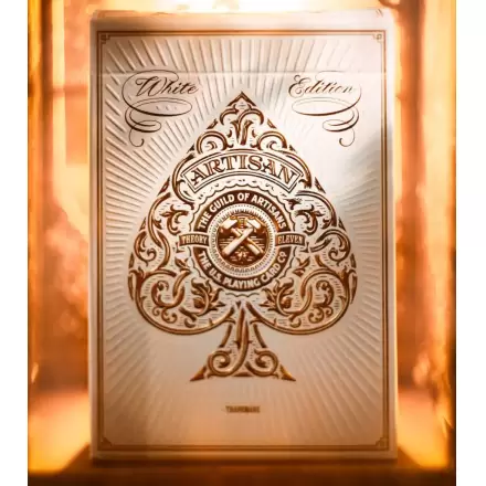 Talia Kart do Pokera Theory Artisan White zdjęcie produktu