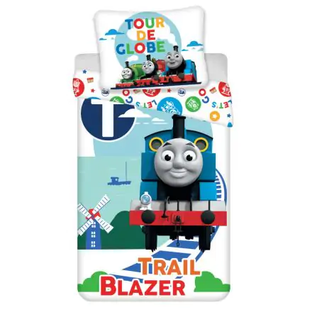 Thomas & Friends Poszwa na kołdrę na łóżko pojedyncze 140x200cm, 70x90cm zdjęcie produktu