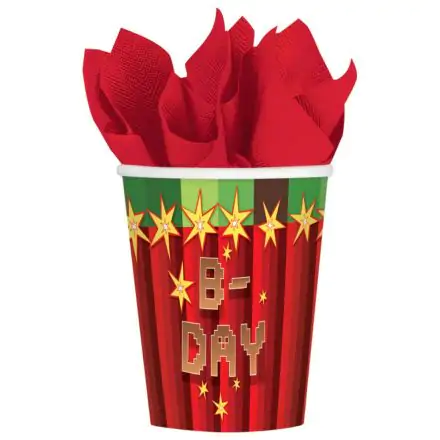 TNT Party papierowy kubek 8 sztuk 250 ml zdjęcie produktu