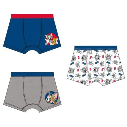 Tom and Jerry Kids' Boxer Shorts 3-Pack 122/128 cm zdjęcie produktu